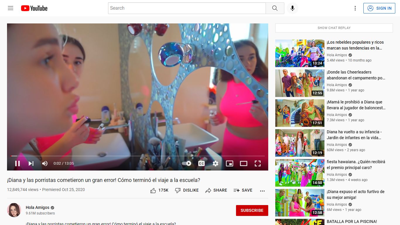 ¡Diana y las porristas cometieron un gran error! Cómo ... - YouTube